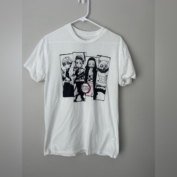 Anime Character White T-Shirt - Picture 1 of 5